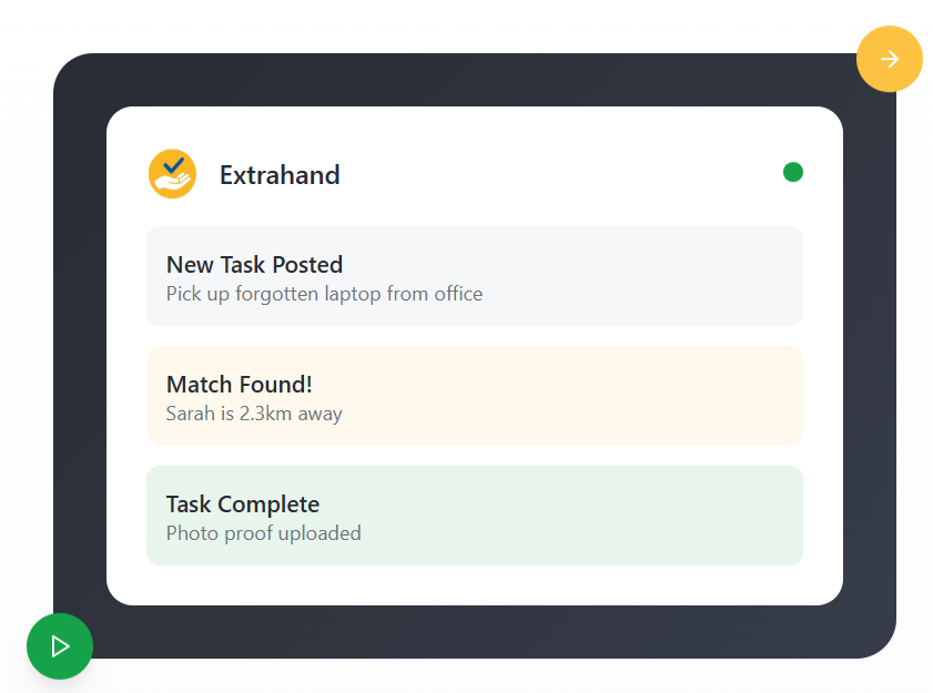 Extrahand Mobile App